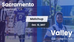 Matchup: Sacramento High vs. Valley  2017
