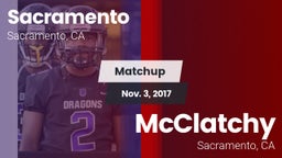 Matchup: Sacramento High vs. McClatchy  2017