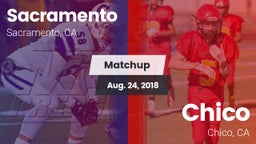 Matchup: Sacramento High vs. Chico  2018
