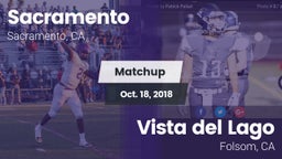 Matchup: Sacramento High vs. Vista del Lago  2018