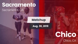 Matchup: Sacramento High vs. Chico  2019