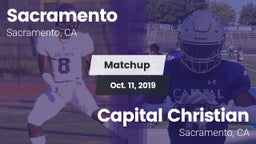Matchup: Sacramento High vs. Capital Christian  2019