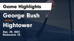 George Bush  vs Hightower  Game Highlights - Dec. 28, 2022