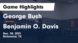 George Bush  vs Benjamin O. Davis  Game Highlights - Dec. 28, 2023