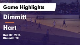 Dimmitt  vs Hart  Game Highlights - Dec 09, 2016