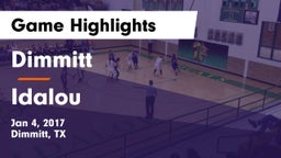 Dimmitt  vs Idalou  Game Highlights - Jan 4, 2017