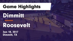 Dimmitt  vs Roosevelt  Game Highlights - Jan 18, 2017
