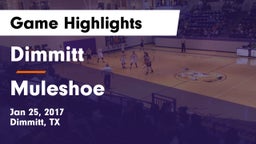 Dimmitt  vs Muleshoe  Game Highlights - Jan 25, 2017