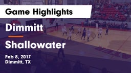 Dimmitt  vs Shallowater  Game Highlights - Feb 8, 2017