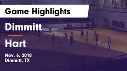 Dimmitt  vs Hart  Game Highlights - Nov. 6, 2018