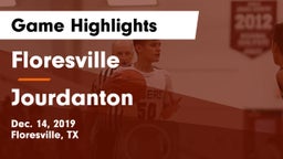 Floresville  vs Jourdanton  Game Highlights - Dec. 14, 2019
