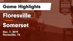 Floresville  vs Somerset  Game Highlights - Dec. 7, 2019