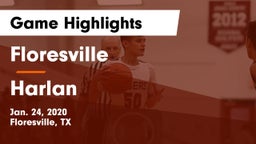 Floresville  vs Harlan  Game Highlights - Jan. 24, 2020
