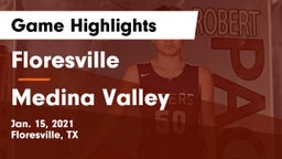 Floresville  vs Medina Valley  Game Highlights - Jan. 15, 2021
