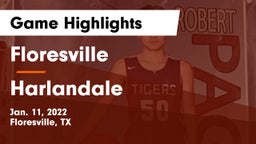 Floresville  vs Harlandale  Game Highlights - Jan. 11, 2022