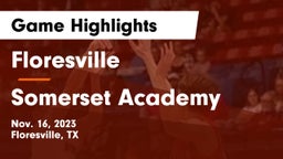 Floresville  vs Somerset Academy Game Highlights - Nov. 16, 2023