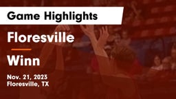 Floresville  vs Winn  Game Highlights - Nov. 21, 2023