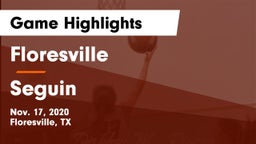 Floresville  vs Seguin  Game Highlights - Nov. 17, 2020