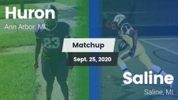Matchup: Huron  vs. Saline  2020