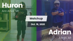 Matchup: Huron  vs. Adrian  2020