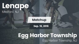 Matchup: Lenape  vs. Egg Harbor Township  2016