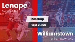 Matchup: Lenape  vs. Williamstown  2018
