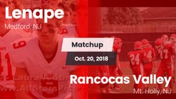 Matchup: Lenape  vs. Rancocas Valley  2018