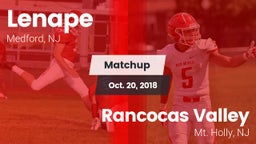 Matchup: Lenape  vs. Rancocas Valley  2018