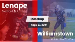 Matchup: Lenape  vs. Williamstown  2019