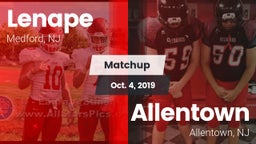 Matchup: Lenape  vs. Allentown  2019