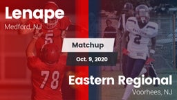 Matchup: Lenape  vs. Eastern Regional  2020
