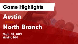 Austin  vs North Branch  Game Highlights - Sept. 28, 2019