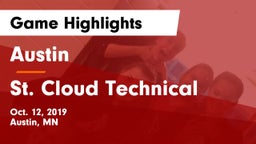Austin  vs St. Cloud Technical  Game Highlights - Oct. 12, 2019