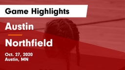Austin  vs Northfield Game Highlights - Oct. 27, 2020