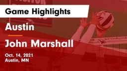 Austin  vs John Marshall  Game Highlights - Oct. 14, 2021