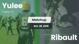 Matchup: Yulee  vs. Ribault 2016