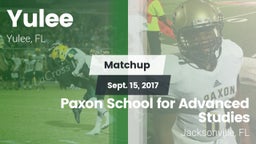 Matchup: Yulee  vs. Paxon School for Advanced Studies 2017
