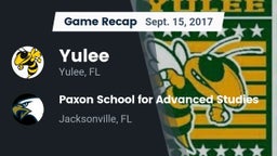 Recap: Yulee  vs. Paxon School for Advanced Studies 2017
