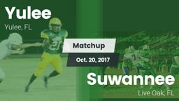 Matchup: Yulee  vs. Suwannee  2017