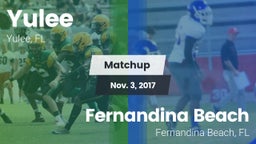 Matchup: Yulee  vs. Fernandina Beach  2017