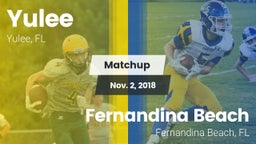 Matchup: Yulee  vs. Fernandina Beach  2018