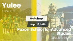 Matchup: Yulee  vs. Paxon School for Advanced Studies 2020