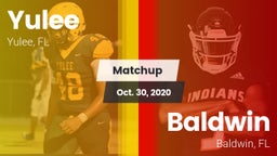 Matchup: Yulee  vs. Baldwin  2020