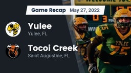 Recap: Yulee  vs. Tocoi Creek  2022