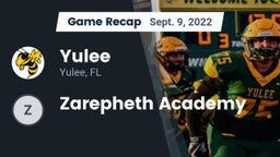 Recap: Yulee  vs. Zarepheth Academy 2022