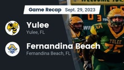 Recap: Yulee  vs. Fernandina Beach  2023
