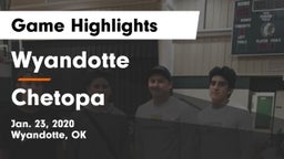 Wyandotte  vs Chetopa  Game Highlights - Jan. 23, 2020