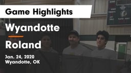 Wyandotte  vs Roland  Game Highlights - Jan. 24, 2020