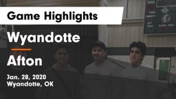 Wyandotte  vs Afton  Game Highlights - Jan. 28, 2020