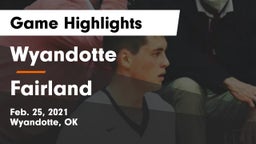 Wyandotte  vs Fairland  Game Highlights - Feb. 25, 2021